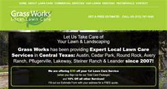 Desktop Screenshot of grassworksaustin.com